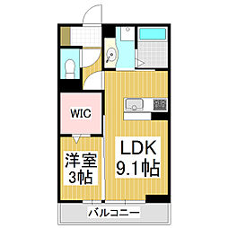 ducco6 1LDKの間取図画像