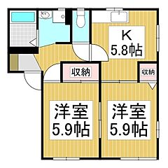 物件の間取り