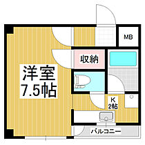 リヴェール入船  ｜ 長野県松本市渚2丁目（賃貸マンション1K・2階・25.07㎡） その2