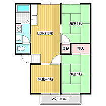 ハイツHIRABAYASHI　I  ｜ 長野県松本市波田（賃貸アパート3LDK・1階・51.10㎡） その2