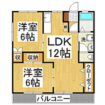 トキワレヂデンス 303 ｜ 長野県松本市野溝木工2丁目（賃貸マンション2LDK・3階・57.75㎡） その2