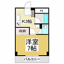 長野県松本市野溝西1丁目（賃貸マンション1K・1階・28.35㎡） その2