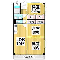 Domani　Pace  ｜ 長野県松本市庄内1丁目（賃貸マンション3LDK・3階・66.82㎡） その2