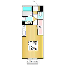 グランディールAINODA  ｜ 長野県松本市本庄1丁目（賃貸アパート1R・2階・33.34㎡） その2