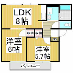 物件の間取り