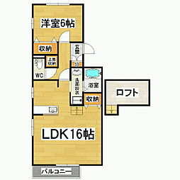 間取図画像 1LDK