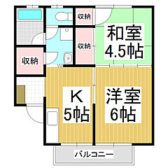物件の間取り
