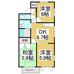 物件の間取り