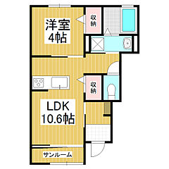 物件の間取り