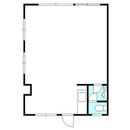 フルール高出 ワンルームの間取図画像