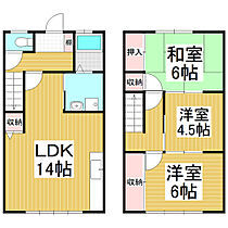 メゾネットきた  ｜ 長野県飯田市座光寺（賃貸テラスハウス3LDK・1階・74.50㎡） その2