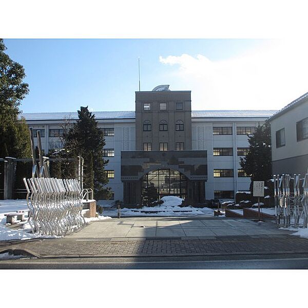 画像27:高校・高専「長野県飯田高校まで1209ｍ」