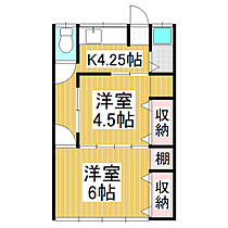 スカイハイツ  ｜ 長野県飯田市丸山町4丁目（賃貸アパート2K・1階・32.40㎡） その2