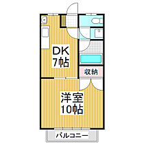 グリーンハイツ高森  ｜ 長野県下伊那郡高森町下市田（賃貸アパート1DK・2階・35.90㎡） その2