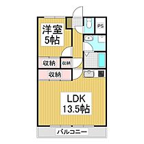 カクヘイマンション　パート1  ｜ 長野県駒ヶ根市下平（賃貸マンション1LDK・1階・48.00㎡） その2