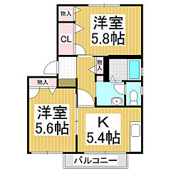 物件の間取り