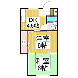 フレグランスセンチュリー 2Kの間取図画像