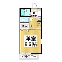 ラフィーネＳ・Ｔ　Ｂ棟  ｜ 長野県長野市大字稲葉（賃貸アパート1K・2階・26.46㎡） その2