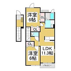 物件の間取り