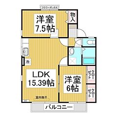 物件の間取り