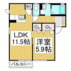 物件の間取り