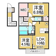 物件の間取り