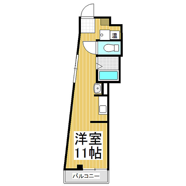 鎌田ビル ｜長野県長野市大字南長野北石堂町(賃貸マンション1R・4階・25.43㎡)の写真 その2