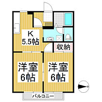 シャルマン  ｜ 長野県長野市上松4丁目（賃貸アパート2K・2階・40.92㎡） その2