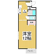 ブルーウッド  ｜ 長野県長野市大字栗田（賃貸マンション1K・3階・34.28㎡） その2