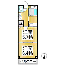 アトラスプラウド  ｜ 長野県長野市大字高田（賃貸マンション2K・4階・31.40㎡） その2