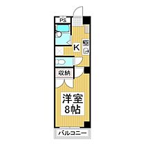 長野県長野市大字鶴賀田町（賃貸マンション1K・5階・27.60㎡） その2