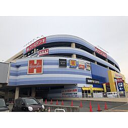 スーパー「原信若里店まで395ｍ」