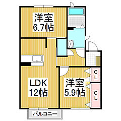 物件の間取り