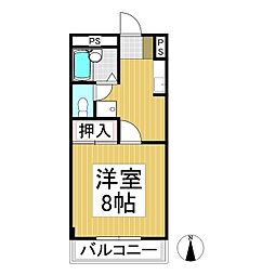 間取図画像 1K