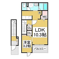 The Loft-N 1LDKの間取図画像