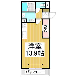 Serena Okada ワンルームの間取図画像