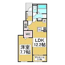 長野県長野市松代町松代（賃貸アパート1LDK・1階・50.14㎡） その2