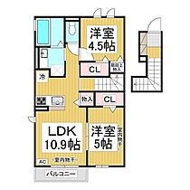 ヴィオラ  ｜ 長野県長野市川中島町原（賃貸アパート2LDK・2階・55.29㎡） その2