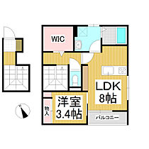 サン新町II  ｜ 長野県長野市青木島町大塚（賃貸アパート1LDK・2階・45.74㎡） その2