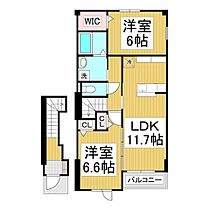 長野県長野市篠ノ井二ツ柳（賃貸アパート2LDK・2階・61.91㎡） その2