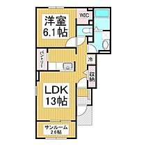 長野県千曲市大字屋代（賃貸アパート1LDK・1階・50.09㎡） その2