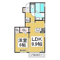 セジュール上徳間　Ｃ棟  ｜ 長野県千曲市大字上徳間（賃貸アパート1LDK・1階・41.57㎡） その2