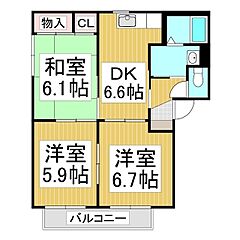 物件の間取り