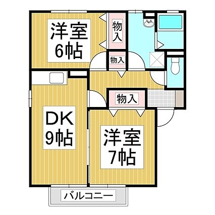 セジュール綱島B_間取り_0