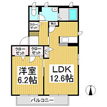 シャルマンカーサ　S棟  ｜ 長野県長野市川中島町御厨（賃貸アパート1LDK・2階・46.51㎡） その2
