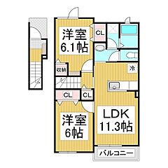 物件の間取り