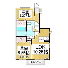 物件の間取り