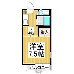 物件の間取り