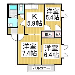 物件の間取り