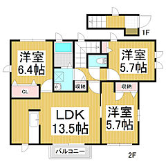 物件の間取り